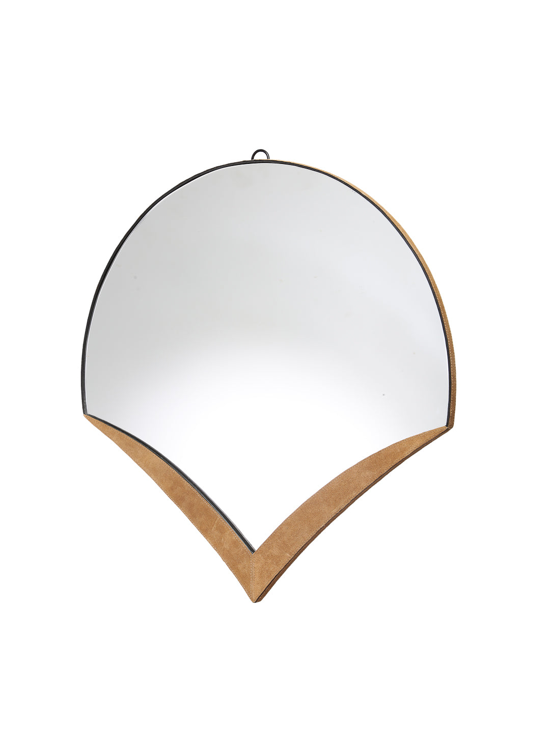 Semi- circular Abstract Wall Mirror